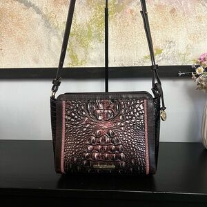 Brahmin Carrie Plum Sangrita Crossbody/Shoulder Bag